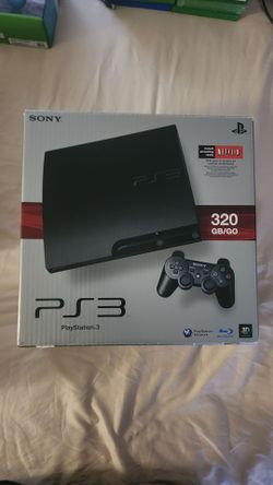 Sony PlayStation 3 Slim 320GB Console Box with Games