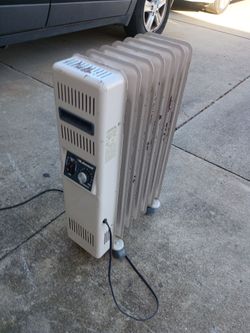 Electric radiator heater