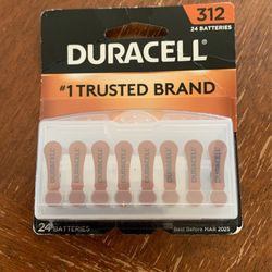 (48) 312 Hearing Aid Batteries Free