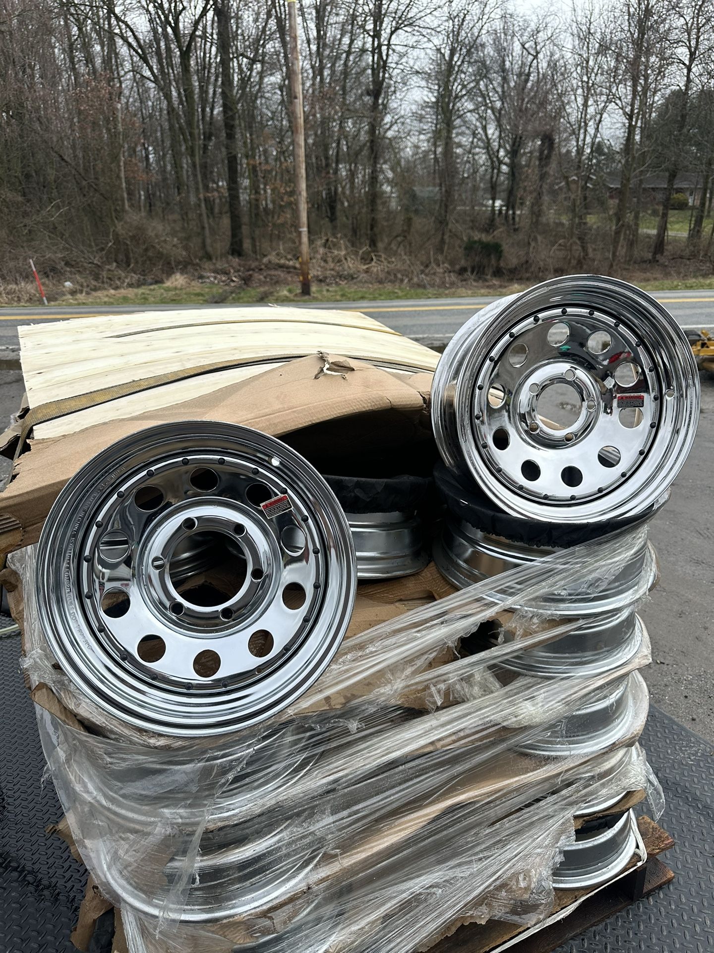 Chrome Trailer Wheels