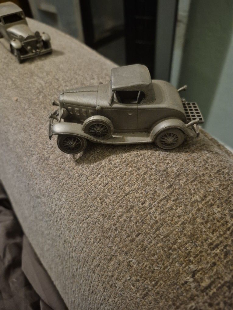 Vintage Pewter 1932 Chevrolet Sport Roadster Pewter Car