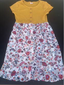 Wonder Nation Girls Dress Size L (10-12)