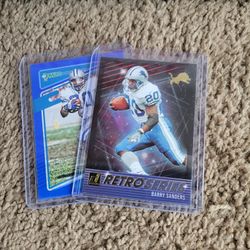Barry SANDERS NFL Card Lot 