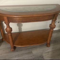 Console Oak Table 