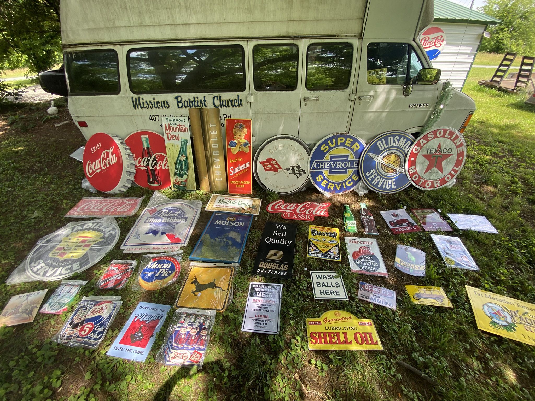 Giant Lot Of Signs 