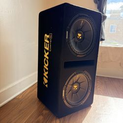 Dual 12” Comp C kickers Subwoofers In Original Box