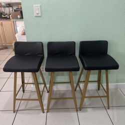 Dani Black Counter Height Stool