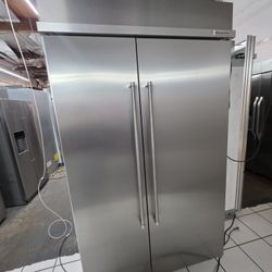 48" KITCHENAID BUILT IN STAINLESS STEEL REFRIGERATOR 