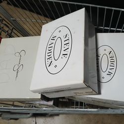 7 BOXES Of WOMENS SHOES MADDEN MIXED BRANDS SIZE 7.5