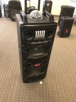 4,000 watt  rechargeable Bluetooth speaker/aux/fm/USB and SD port/microphone for karaoke/brand new!!