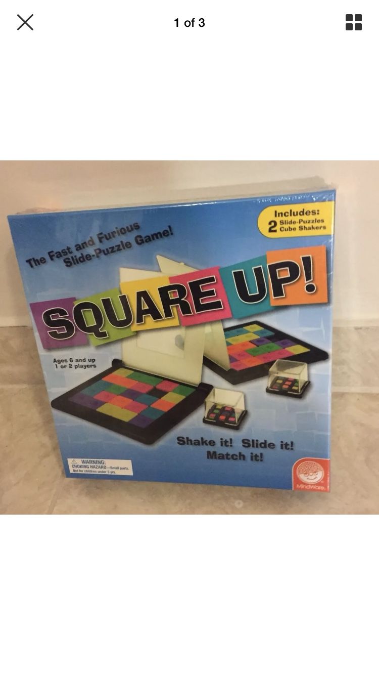 MindWare SQUARE UP - A Puzzle Board Game
