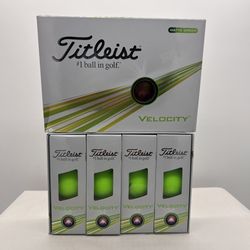 New - Titleist Velocity Matte Green golf balls 12 Balls (1 Dozen) 
