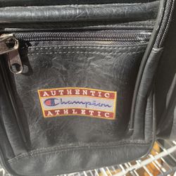 Champions atletic leather multi pocket bag  