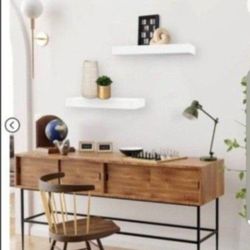 7 NEW White Black Color Wall Stand Shelf Easy DIY 