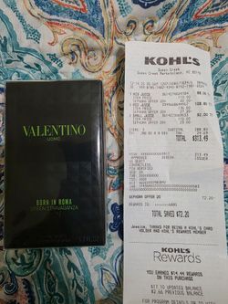 Brand New***VALENTINO COLOGNE (never opened)