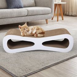 Cat Scratcher Cardboard Lounge Bed with Catnip
 NEW