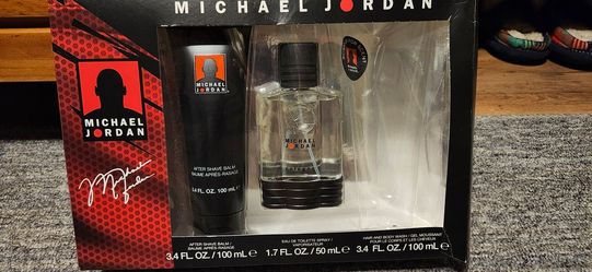 Michael Jordan after share and cologne.