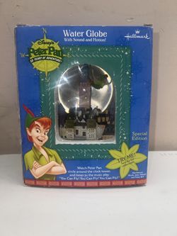 Peter Pan water globe with sound & motion