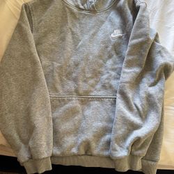 Kids Nike Sportswear Club Embroidered Logo Fleece Pullover Hoodie 