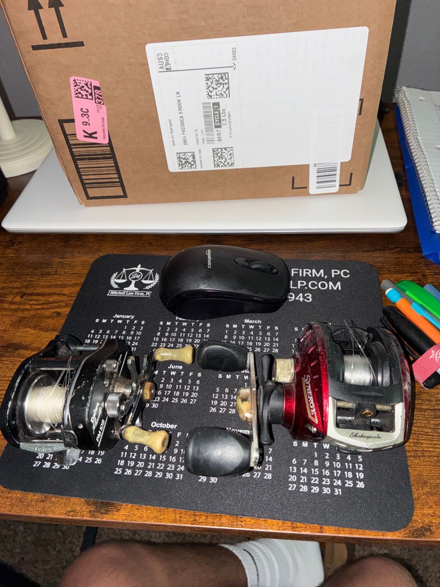 Vintage Daiwa Procaster PM 10S & Shakespeare Synergy Baitcast Reel Lot of 2