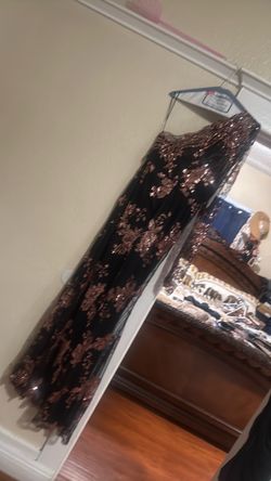 Black Rose Gold  Dress