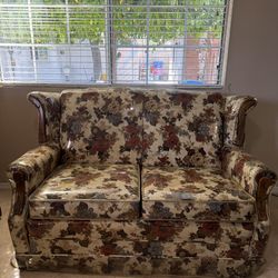Vintage floral couch