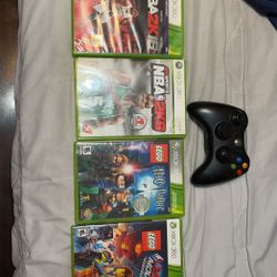 Xbox 360 Games and Controller 