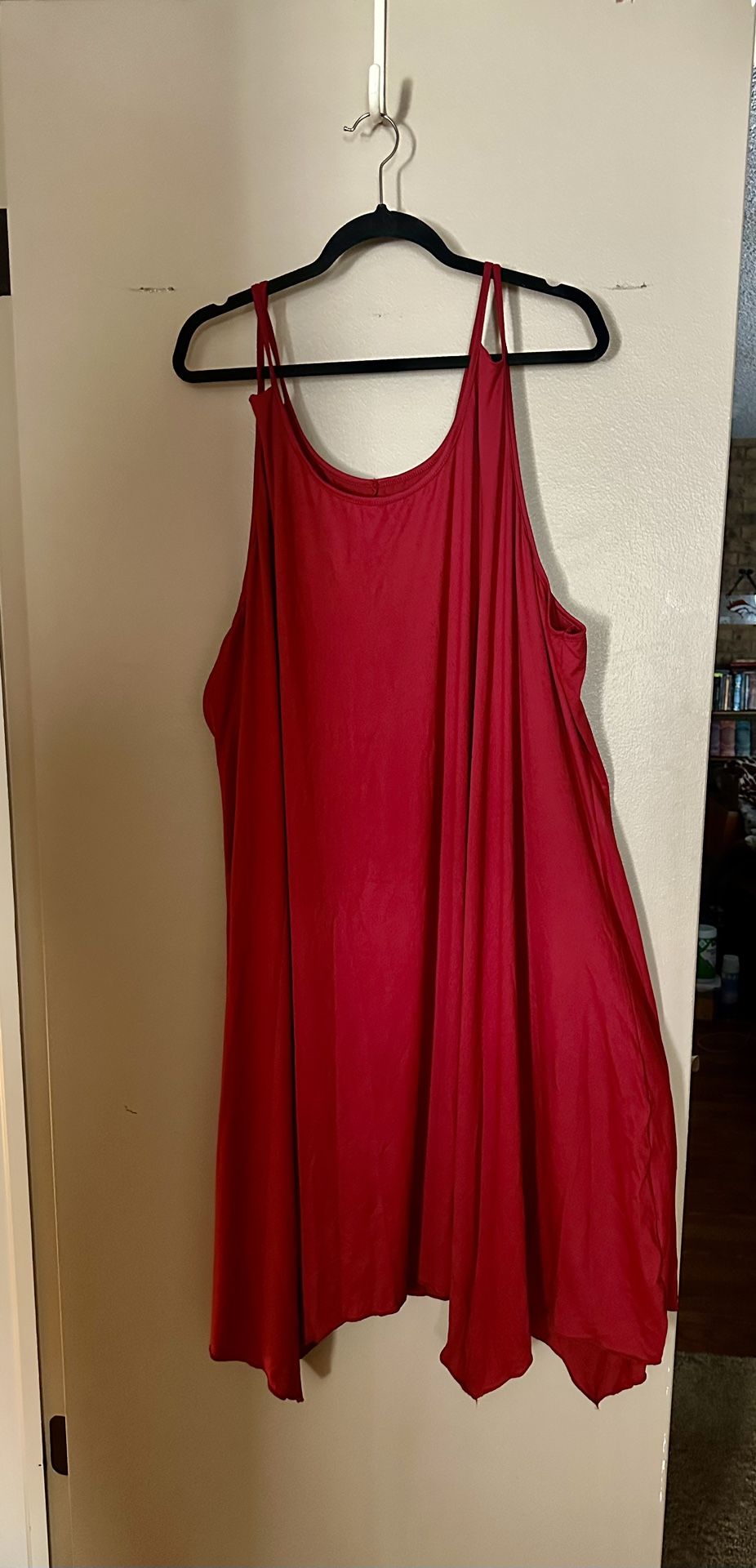 New Red  Chemise Nightgown Size 8X