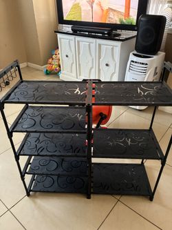 Shoe Rack Black …