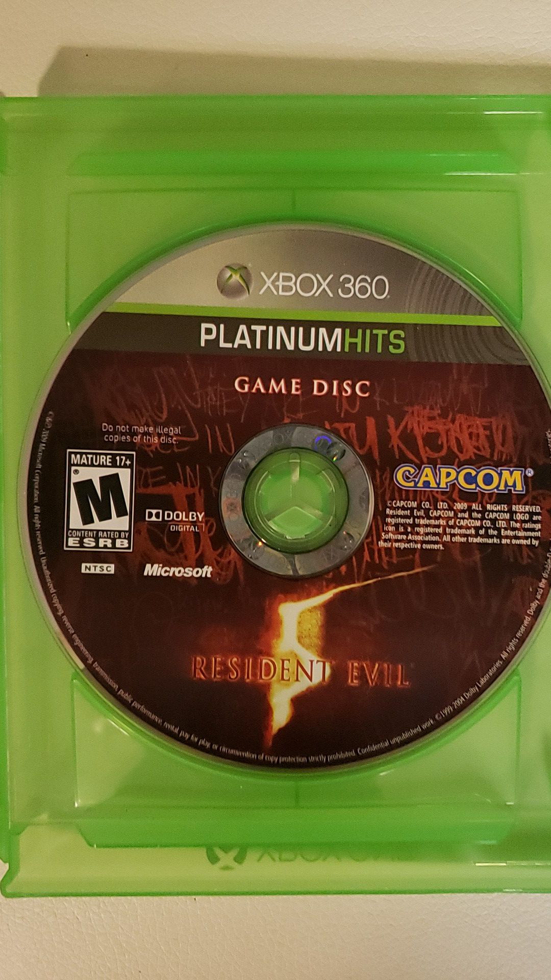 Xbox 360 resident evil game