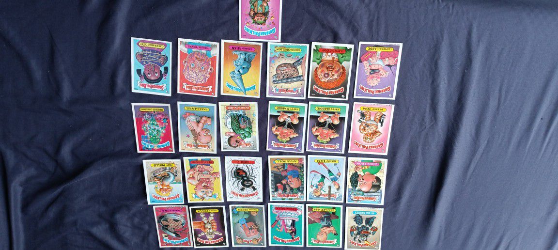 1986,87,88 GarBage pail kids card bundle 