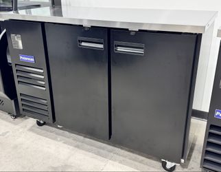 NEW🧊 Polarman 69" Commercial Back Bar Cooler Solid Door NSF ETL