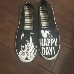 Disney Oh Happy Day Slip On Shoes 8