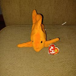 Goldie Beanie Baby Gold Fish 