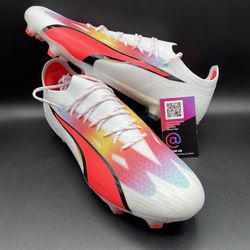 MSRP $220 New Puma Ultra Ultimate FG AG Mens Size 14 Soccer Cleats White