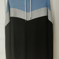 Triple Stack Sky Blue/Gry/Blk Hoodie