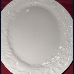 Gibson Home Fruitful Oval Serving Platter,