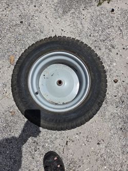 ((READ AD))((ONE 22X9.50X12 REAR Husqvarna,craftsman,Johndeere Wheel)) Riding Mower