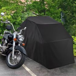 Waterproof Motorcycle Shed with 600D Oxford Cover