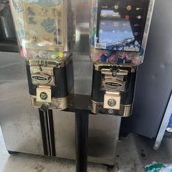 Five Dual Head TCV deluxe Gumball/candy/capsule Machines 