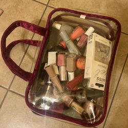 Nail-polish Lots, Comes With Clear Bebe Bag, All For $17