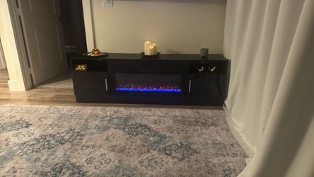 Full console executive pieces included/Fire place