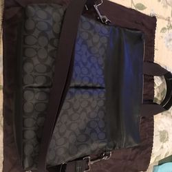 Coach Leather Unisex, 15 1/2 X 15 1/2, 