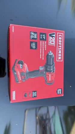 Brand New & Sealed – Craftsman V20 1/2” Cordless Drill/Driver Kit (Model CMCD700C1)