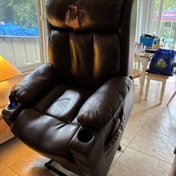Recliner Chair With Lift Assist + Massage & Heater Elderly Senior 