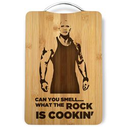 The Rock Cutting Board Laser Engraved