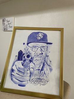 Custom Albuquerque Walter White Drawing