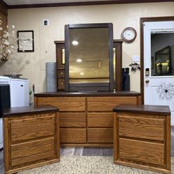 4 Piece, Solid Wood Bedroom Set
