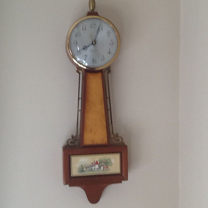 Antique Electric  Banjo Wall Clock-$55