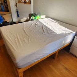 FULL size mattress and bed frame